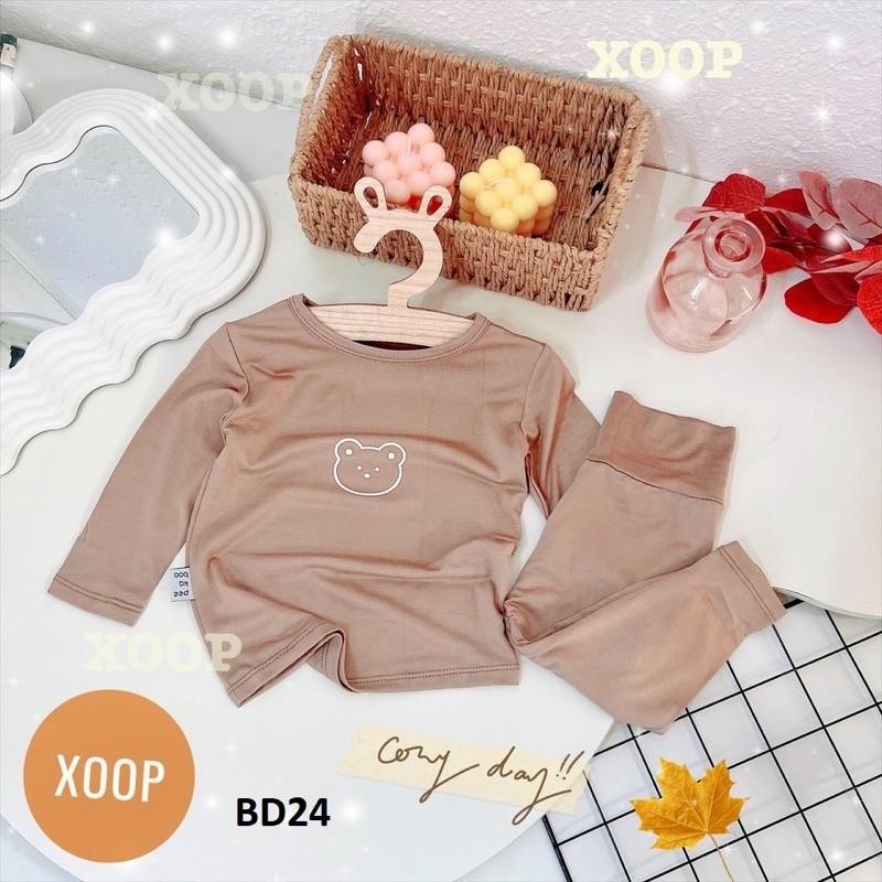 BỘ THUN LẠNH CẠP CAO HÌNH GẤU CHO BÉ