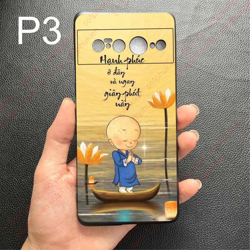 Ốp lưng Google pixel 7 pro dẻo in hình thư pháp nhiều mẫu đẹp