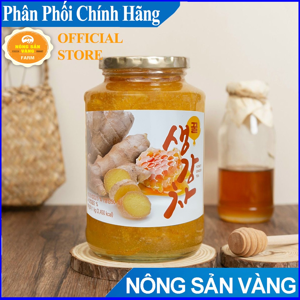 Gừng Mật Ong Hàn Quốc Hủ 1 Kg, CHANH GỪNG MẬT ONG - Dream Corporation