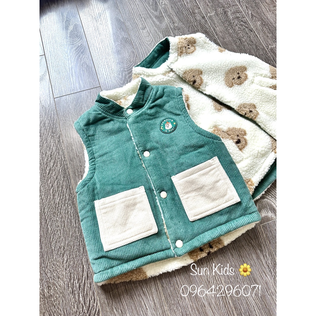 🌼 ÁO GILE 2 MẶT BLUEDOG XUẤT HÀN DƯ XỊN ĐÉT ❤️BÉ GÁI/TRAI MẶC ĐỀU OK Ạ❤️