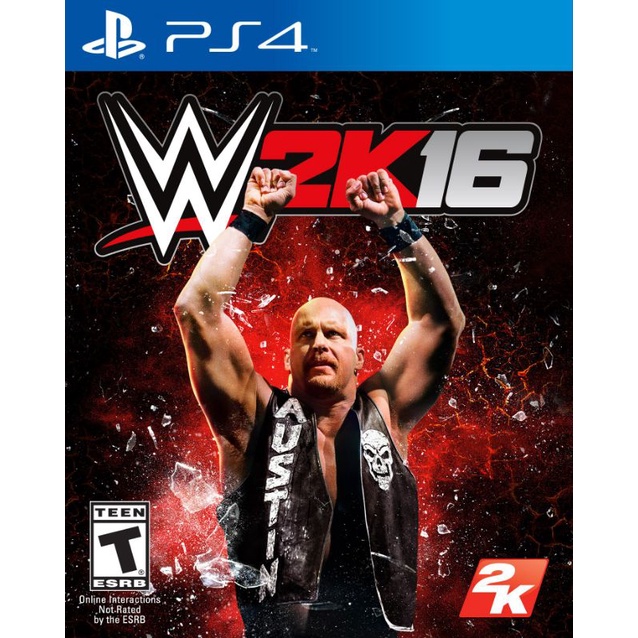 Đĩa Game PS4 : W2k16 WWE 2k16