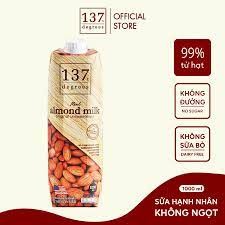 Sữa hạt hạnh nhân nguyên chất 1 lít - 137 degrees