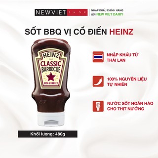 Xốt bbq vị cổ điển heinz 480g