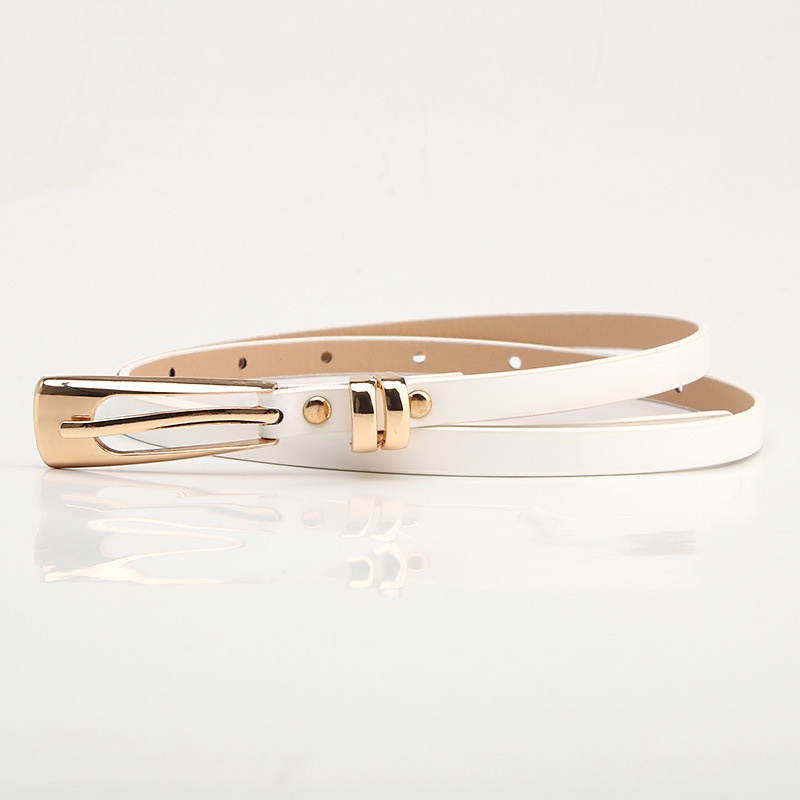 Thắt Lưng Khóa Hợp Kim Mỏng Phong Cách Hàn Quốc Thời Trang Cho Nữ