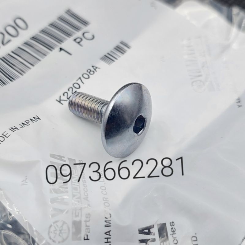 Ốc, bu lông bắt nhựa mặt nạ xe EXCITER 2006-2010 zin