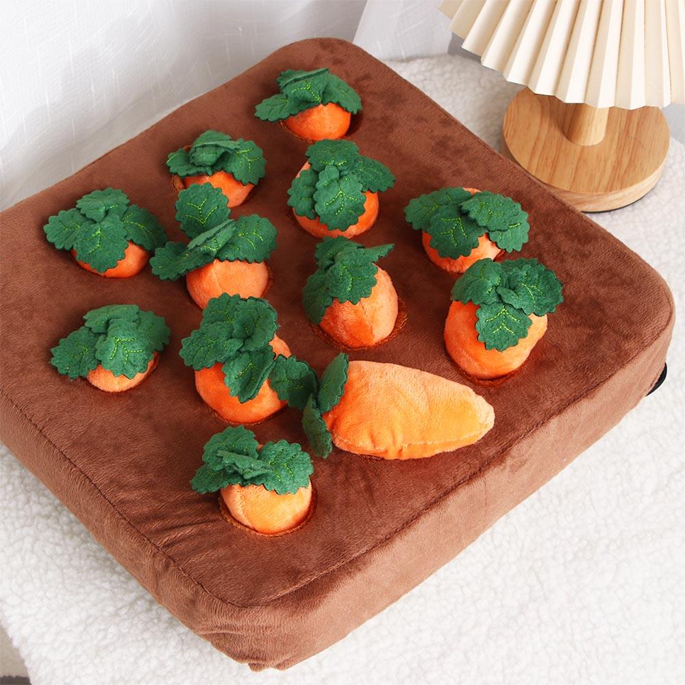1 Thảm Nhồi Bông Hình Củ Cà Rốt Dễ Thương Cho Thú Cưng