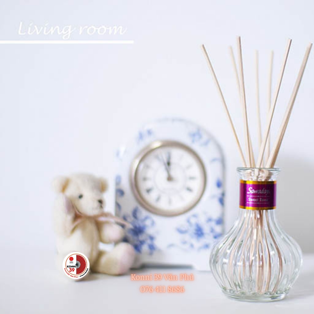 Tinh dầu cắm thơm phòng Sawaday Stick hương hoa Nhật Bản 70ml