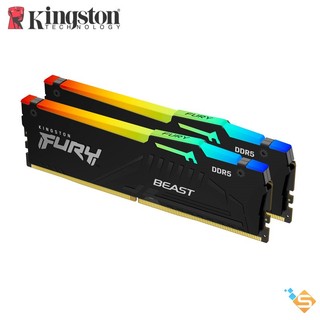  Ram PC KINGSTON Fury Beast RGB 16GB 32GB 4800 5200 5600 6000MHz DDR5 CAS 36 38 40 XMP - Bảo Hành Chĩnh Hãng 3 Năm 
