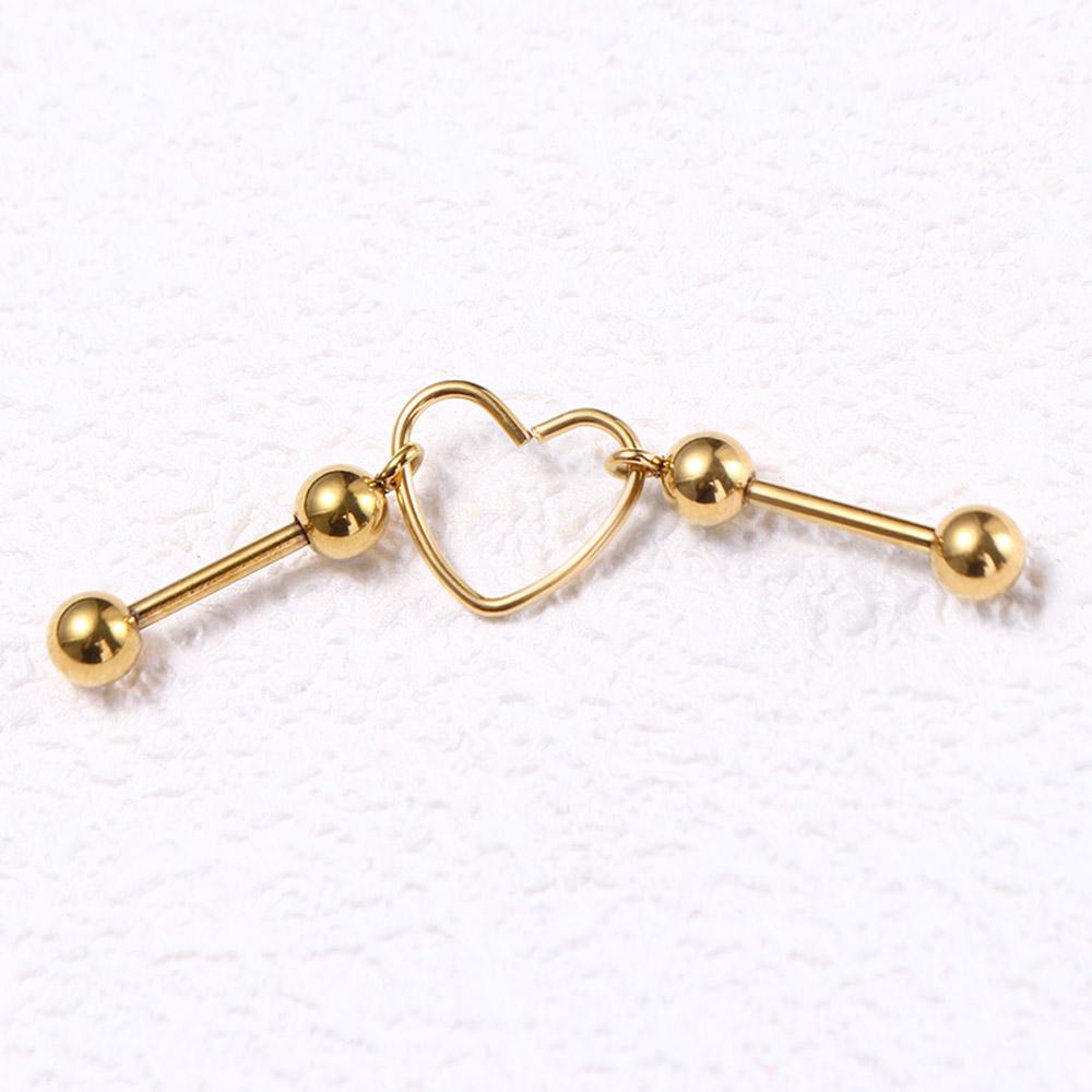 FORBETTER Khuyên Tai Thép Không Gỉ Thời Trang Hàn Quốc