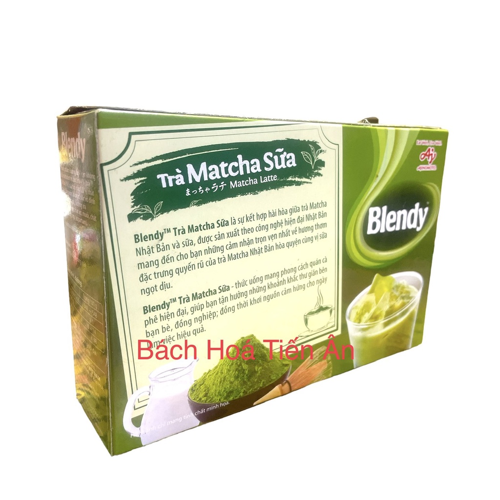 Trà matcha gạo rang Blendy hộp 160g trà matcha Nhật Bản