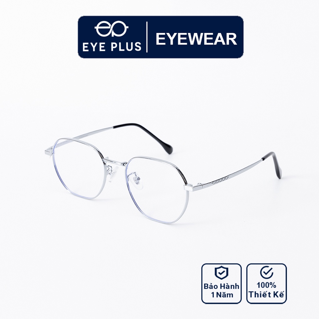 Gọng kính cận nam nữ thời trang Eye plus dáng basic dễ đeo KL350-98050