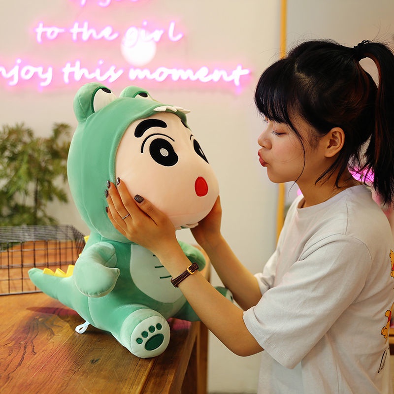Thú Nhồi Bông Hình Khủng Long / Cậu Bé Bút Chì Shin-Chan [Hàng Có Sẵn Giao Hàng Ngay Lập Phương]