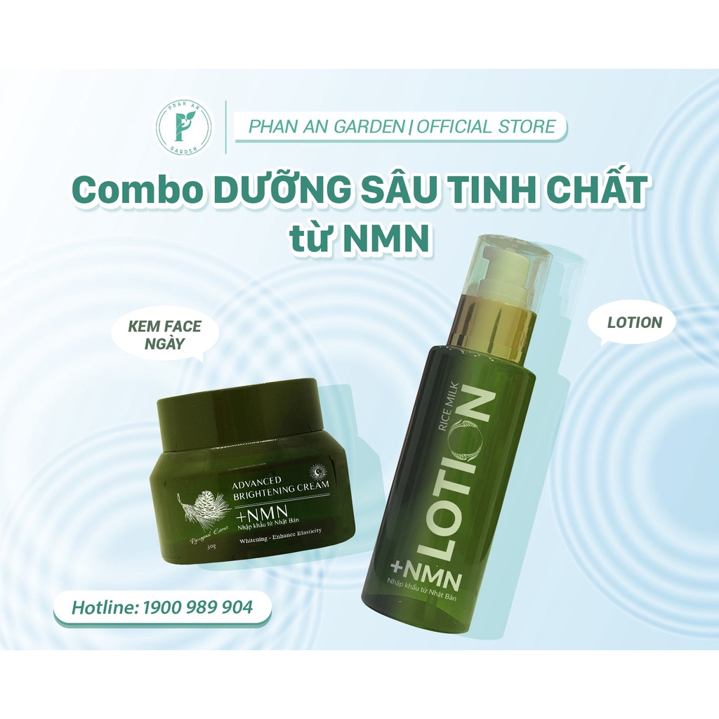Kem dưỡng ẩm trắng da Advanced Brightening + NMN Cream cấp ẩm, làm mờ thâm nám trên da 30g