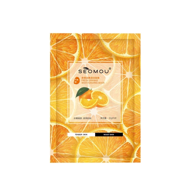 Mặt nạ vitamin C trắng da mờ thâm nám, se khít lỗ chân lông, chống lão hoá