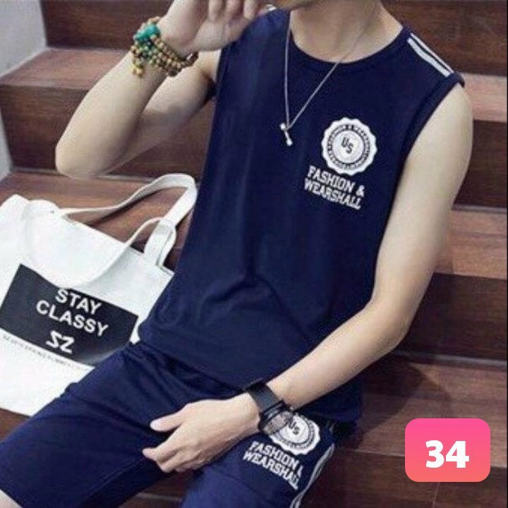 = 8 mẫu Đồ Bộ Nam Đẹp, Đồ Bộ Thể Thao 3 LỖ Nam Vải Cotton Co Giãn Thời Trang năm 2021 ( đổi trả nếu không ưng )