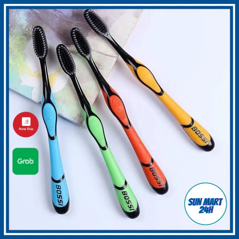 Bàn chải đánh răng Bossi 921 Hàn Quốc - Bàn chải than tre hoạt tính SUNMART24H B314