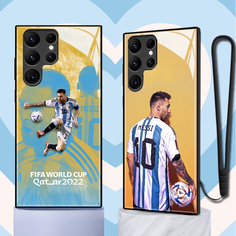 Ốp Điện Thoại Họa Tiết FootBall Messi Cho Samsung S21 S20 FE S10 S21 S20 S22 Plus S21 + S22 + Ultra Note 10 Plus 5G 2022