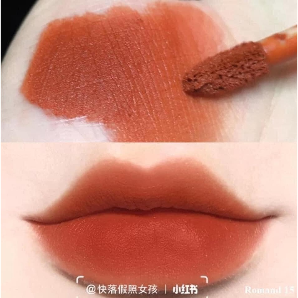 Son Romand Zero 15 Rusk Rusk Cam Cháy Son Kem Lì Romand Zero Velvet Lip 5g [CHECK HIDDEN TAG]