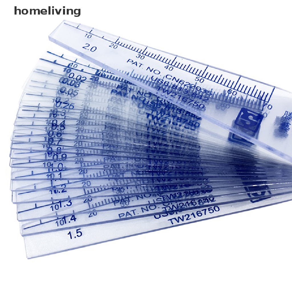 Thước Đo Lường Nhựa Dày 0.05-1mm