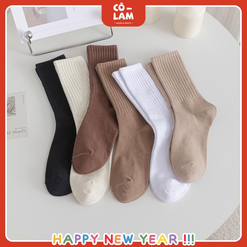 Tất vớ trơn gân to nam nữ [Tiệm cô Lam]