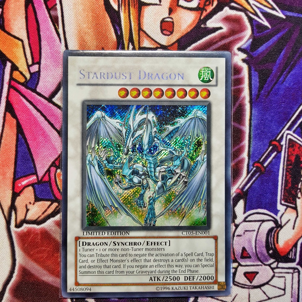 Thẻ bài Yugioh chính hãng | Stardust Dragon | CT05 Secret Rare