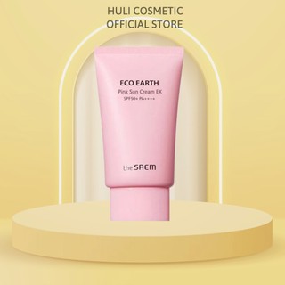 Kem chống nắng The Saem Eco Earth Pink Sun Cream SPF50+ PA+++