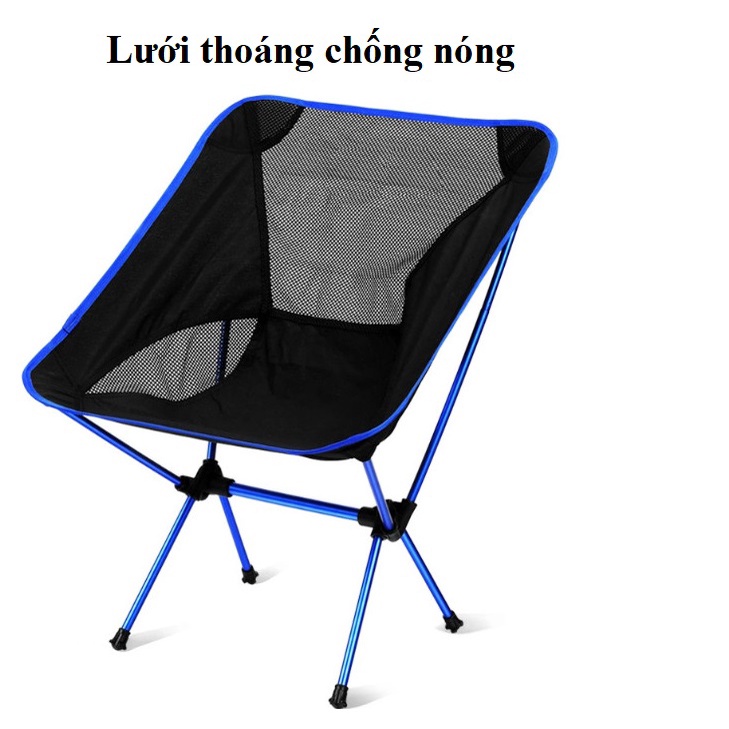 Bộ bàn ghế kim loại dã ngoại trắng ngà cao cấp