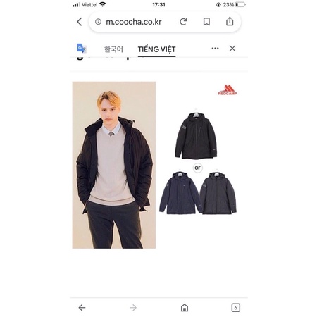 ÁO KHOÁC NAM REDCAMP XUẤT HÀN XỊN ĐÉT SIÊU DÀY ẤM.