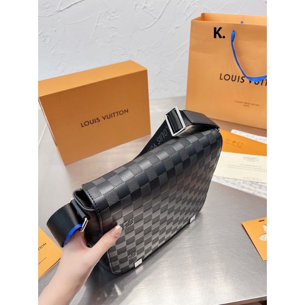 Túi đeo chéo nam(cặp nam) LV hàng super sz26x22cm họa tiết truyền thống phong cách dã man