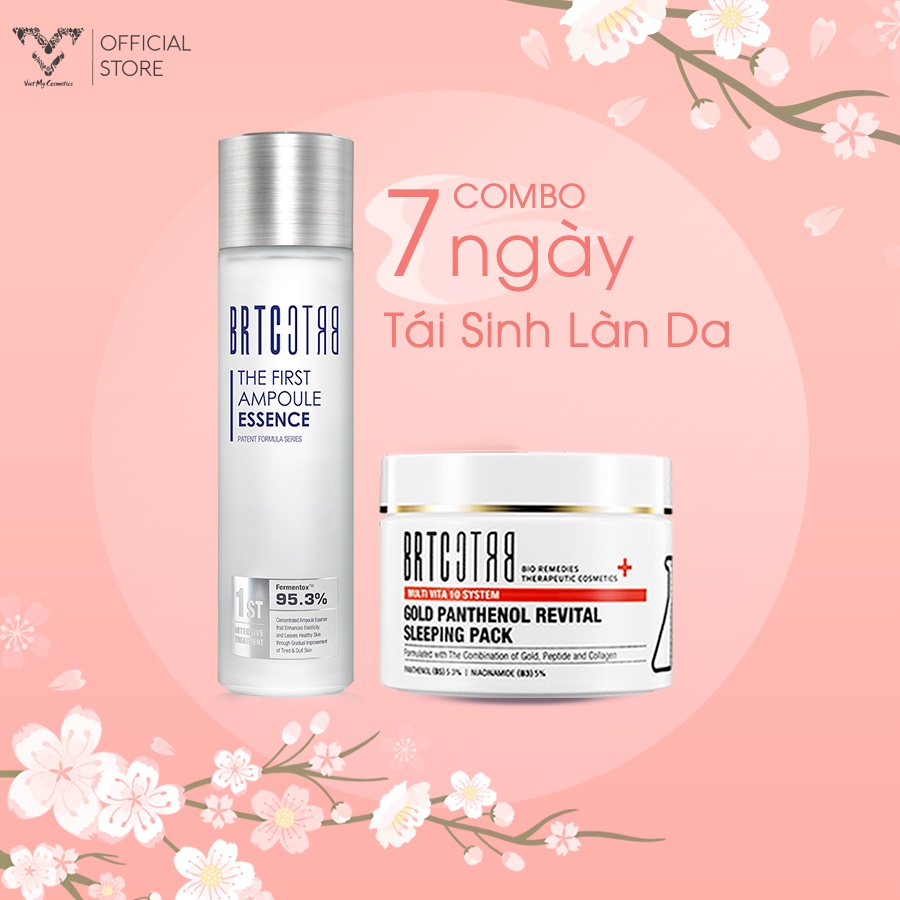 COMBO MẶT NẠ NGỦ VÀ TINH CHẤT BRTC date mới 4/2024