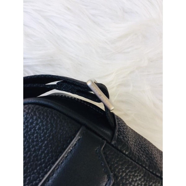 TNS - Túi nam đeo chéo form hộp  Tommie crossbody bag-- chuẩn hãng màu đen classic