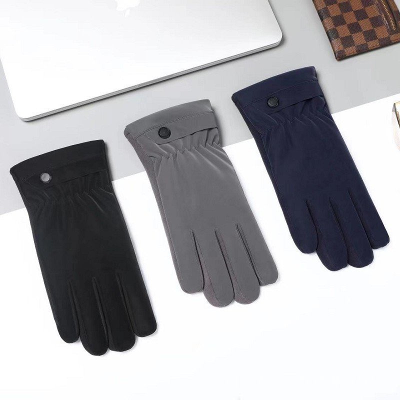 Găng Tay Lái Xe N22 Vải Cotton Dày Dặn Ấm Áp Chống Thấm Nước / Gió Có Thể Chạm Màn Hình Cảm Ứng 11 / 30xx
