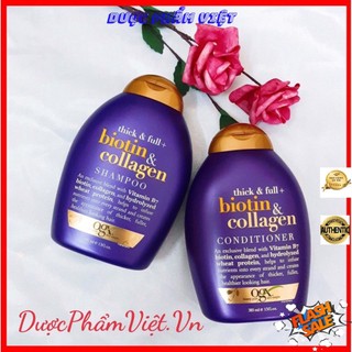 Cặp dầu gội Biotin & Collagen - Chống rụng gẫy tóc: 385ML