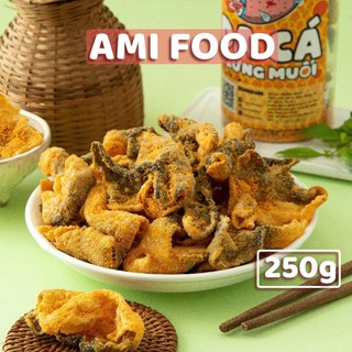 Da cá trứng muối 250g đồ ăn vặt ami food đạt chuẩn vsattp