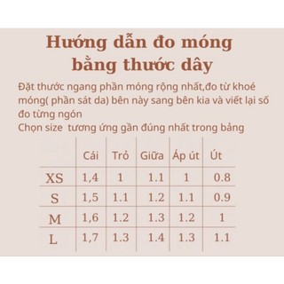 Nailbox Móng Úp Thiết Sẵn Mẫu Sơn Trơn