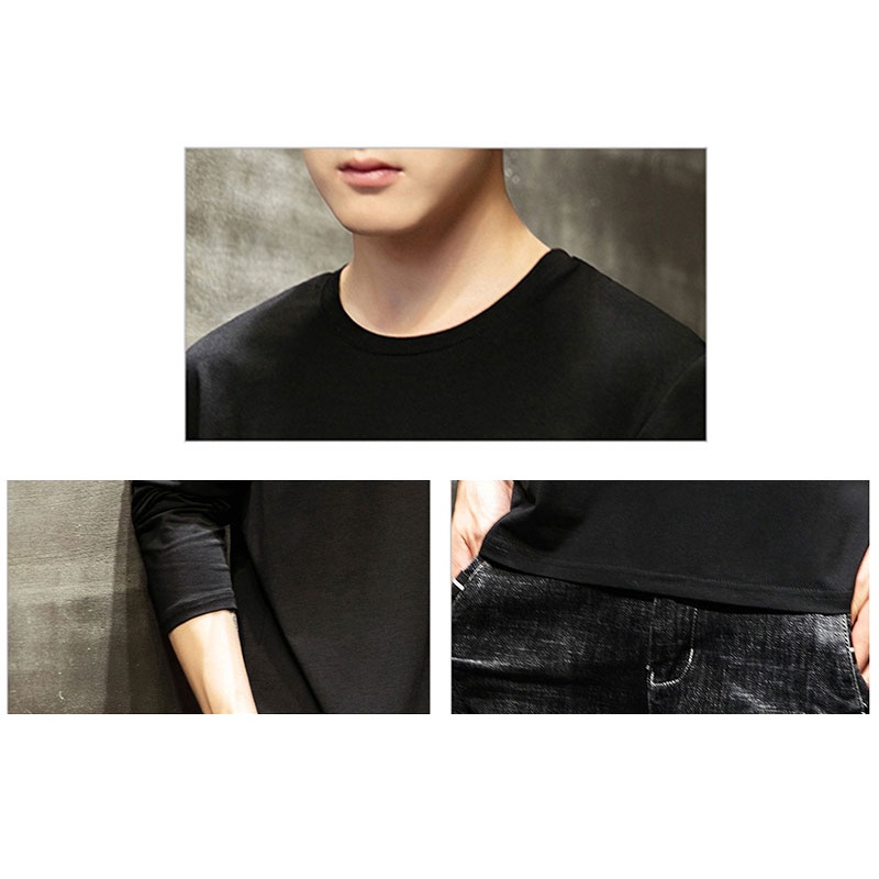 Áo Thun Tay Dài In Họa Tiết Trẻ Trung Thời Trang Mùa Hè Cho Nam