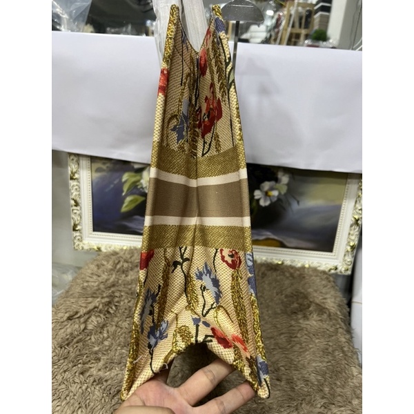 Túi xách vải hoa size 41