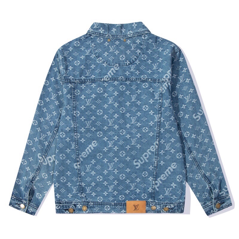 Áo khoác Jean LV Supreme- cao cấp Hong Kong order new hot 2023