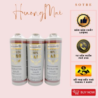 Hấp tóc keratin nano complex - chuyên phục hồi tóc nát, cháy 1000ml
