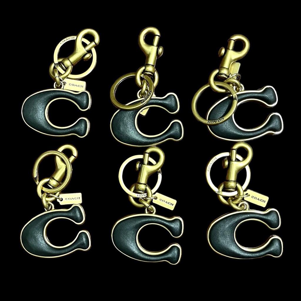 COACH CHARM C ĐEN CHÍNH HÃNG
