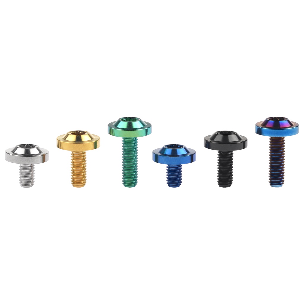 Bu lông titan WANYIFA m6x10-25mm od = 16 torx t30 đầu mận sử dụng cho chắn bùn/ tấm chắn/tấm chắn nhiệt
