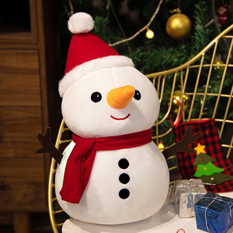Gấu bông người tuyết snowman, gấu bông Noel cho bé