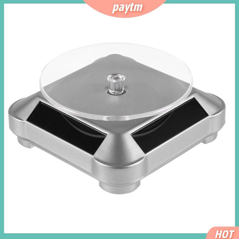 [PTM] Giá Đỡ Trưng Bày Vòng cổ / Vòng Tay Xoay Tự Động Sử Dụng Năng Lượng Mặt Trời