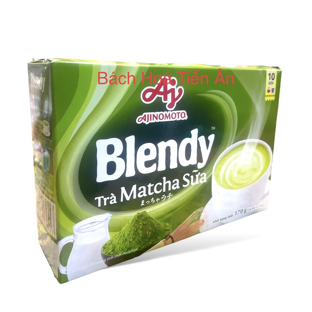 Trà matcha gạo rang Blendy hộp 160g trà matcha Nhật Bản