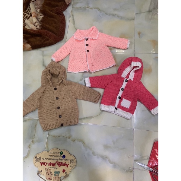 Áo khoát len HandMade cho bé