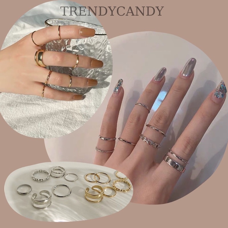 Set 7 nhẫn phong cách