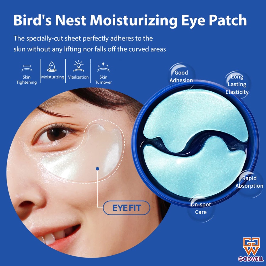 [SNP] Mặt nạ mắt dưỡng ẩm sâu SNP Bird's Nest Moisturizing Eye Patch 60 miếng