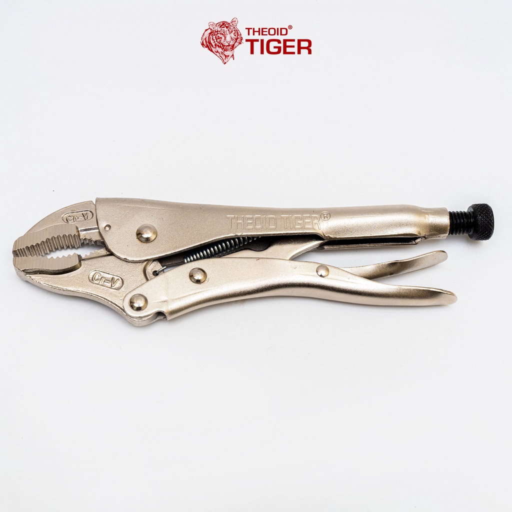 Kìm Bấm Chết mỏ cong thép CRV dài 220mm Theoid Tiger