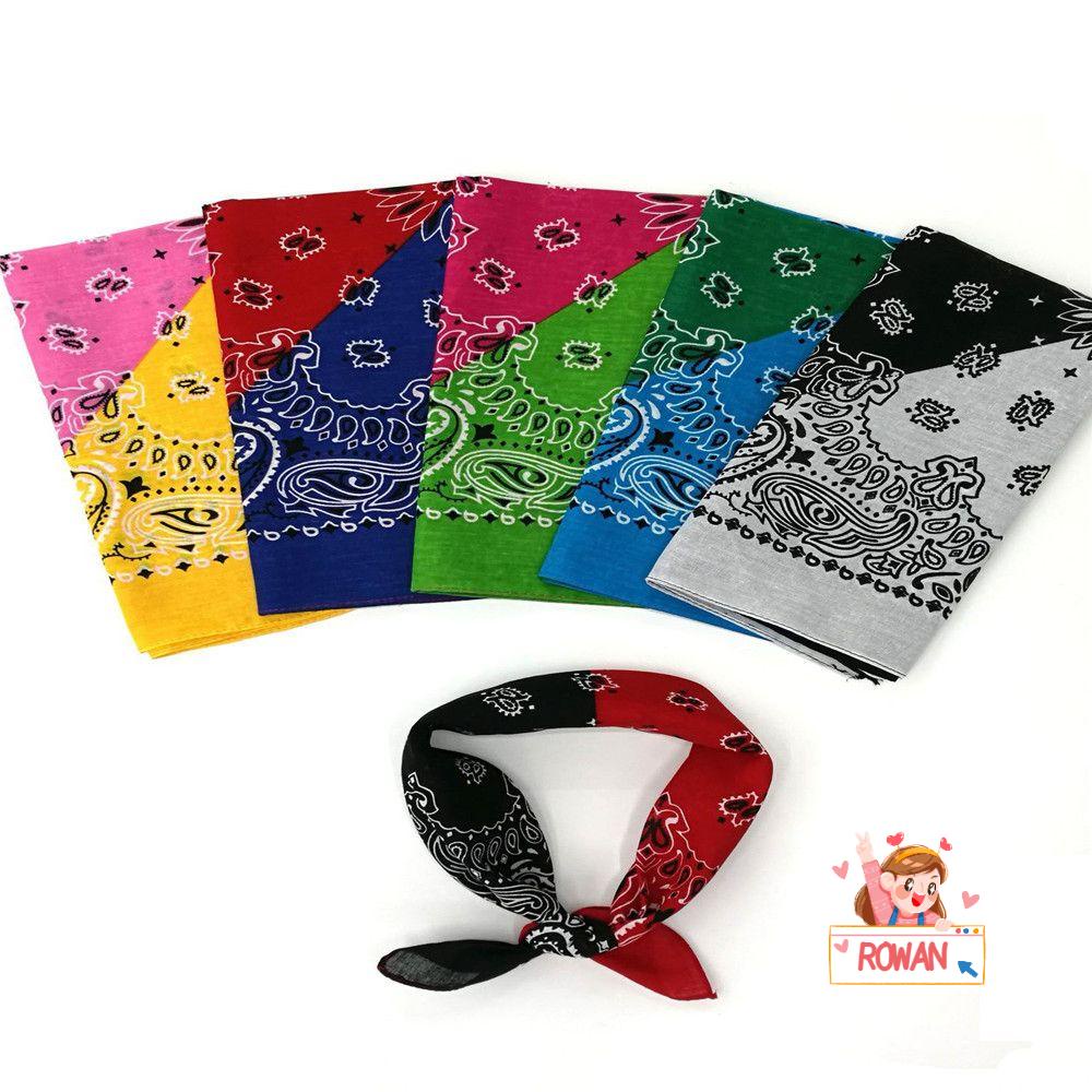 Khăn Choàng Cổ Vuông Bằng Cotton Phong Cách Hip Hop Cho Nam &amp; Nữ