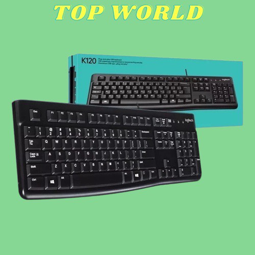 ⚡GIÁ RẺ SỐ 1⚡Bàn Phím Có Dây Logitech K120 - Hàng Chính Hãng - Bảo Hành12 Tháng